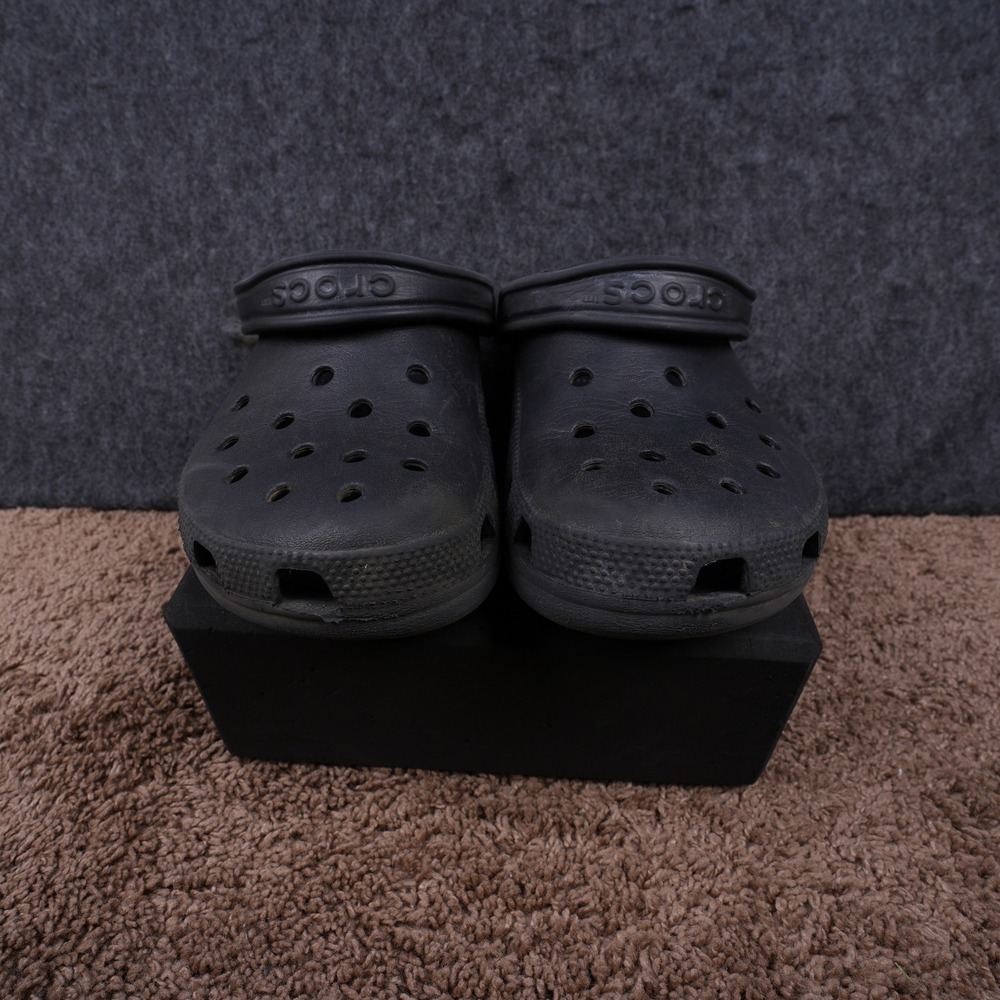 Crocs Classic Clogs Men 7 Women 9 Black Good Condition Slip On Comfort Shoes